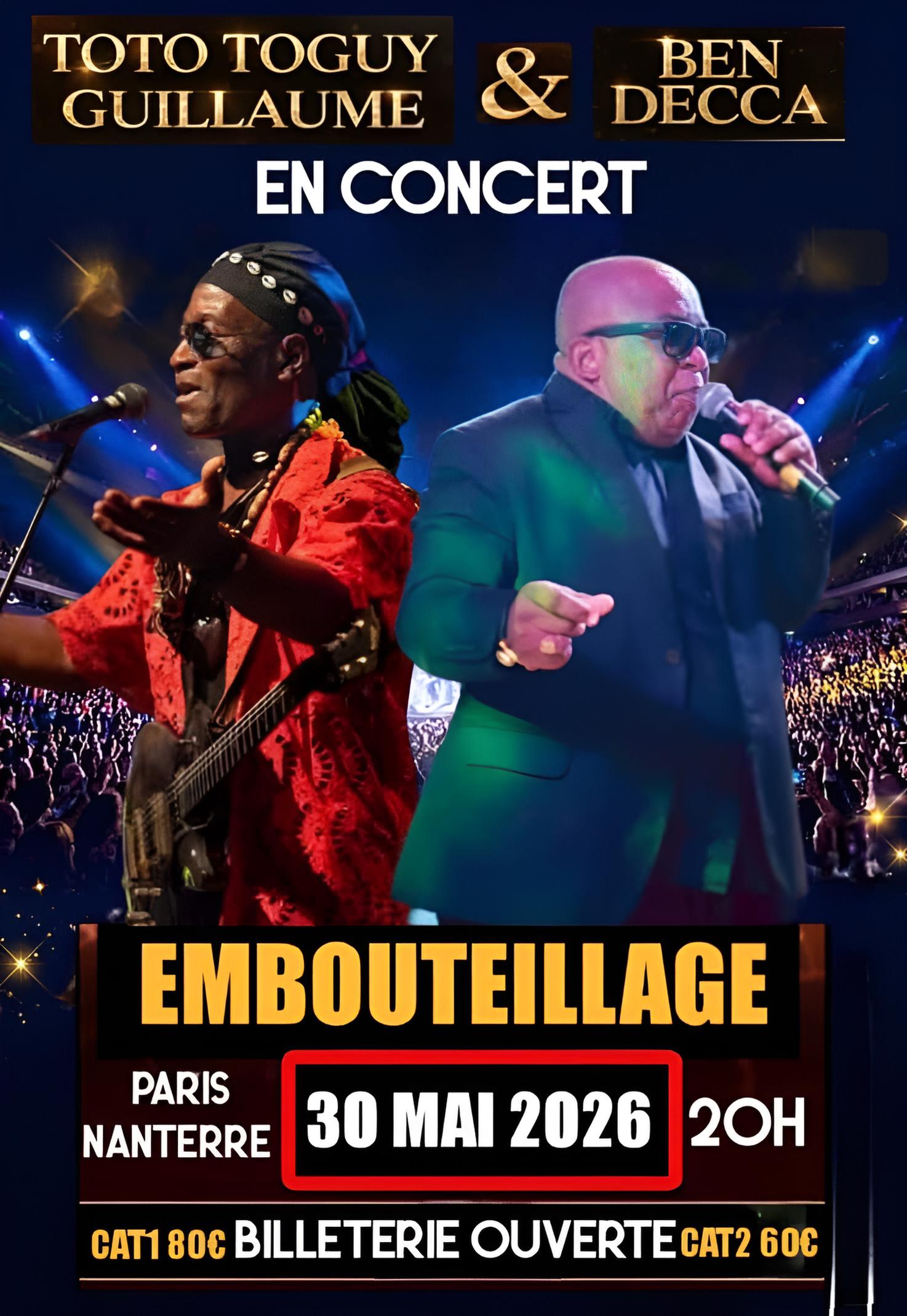 TOTO TOGUY GUILLAUME ET BEN DECCA EN CONCERT LIVE